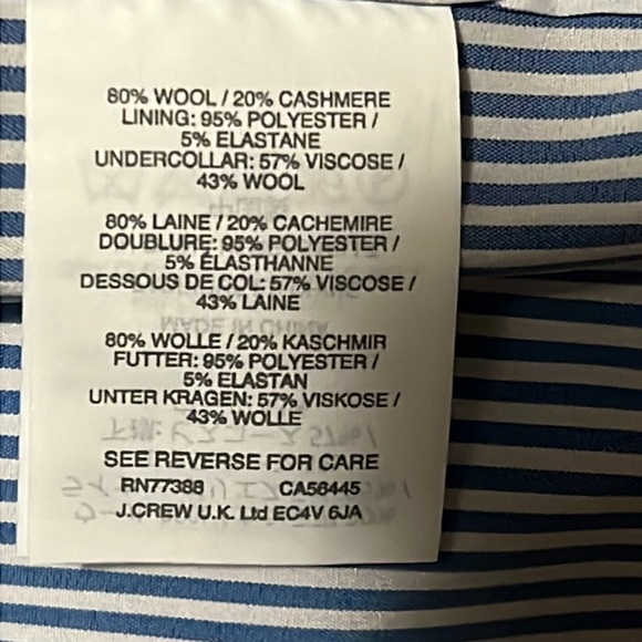 NWT-2-J crew collection Olivia topcoat-GLAZED PECAN - Picture 8 of 8